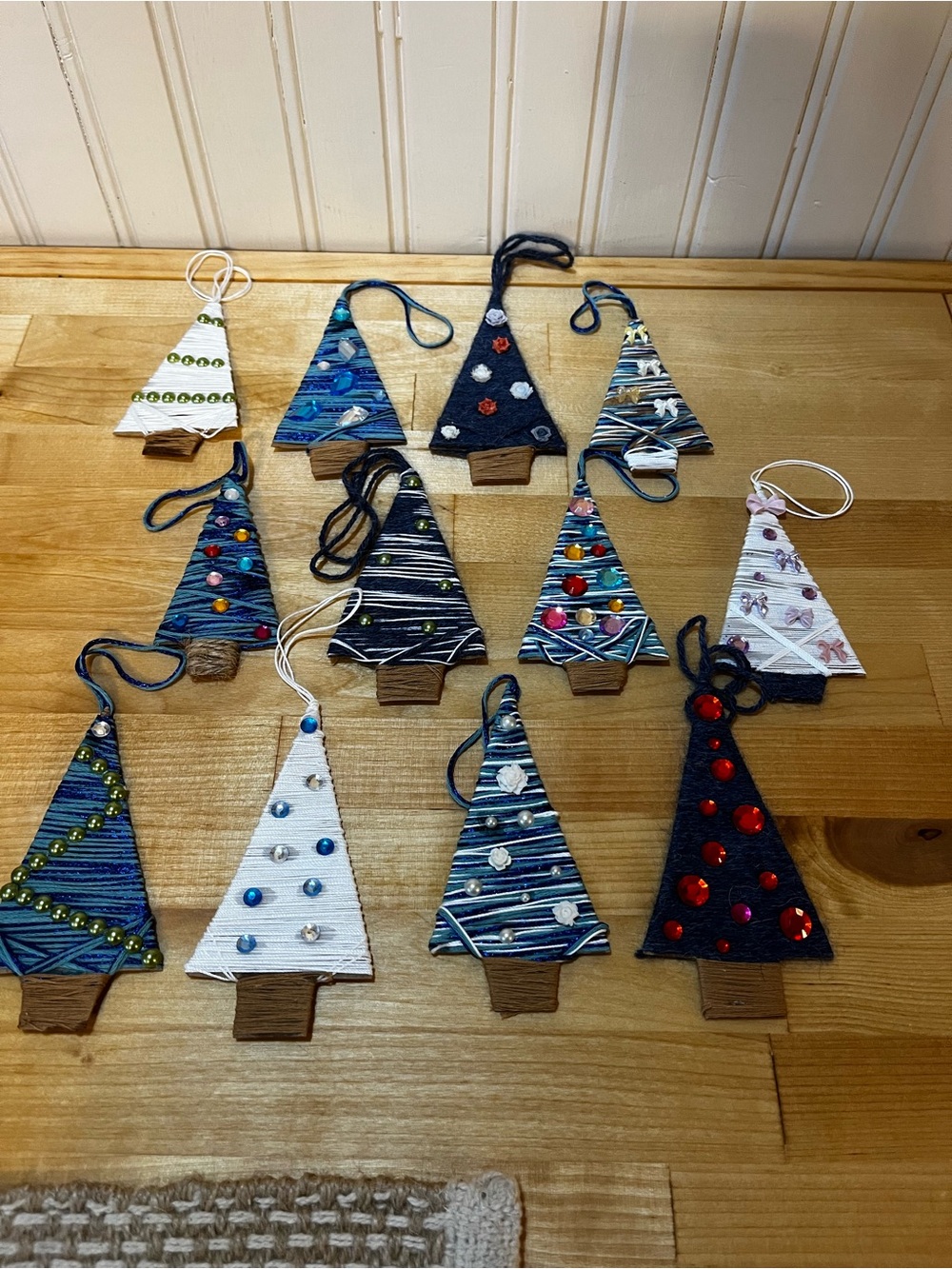 12 Handmade Tree Ornaments